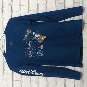 RunDisney Wine & Dine Half Marathon 2019 Women's Dark Turqouise Shirt Size Small